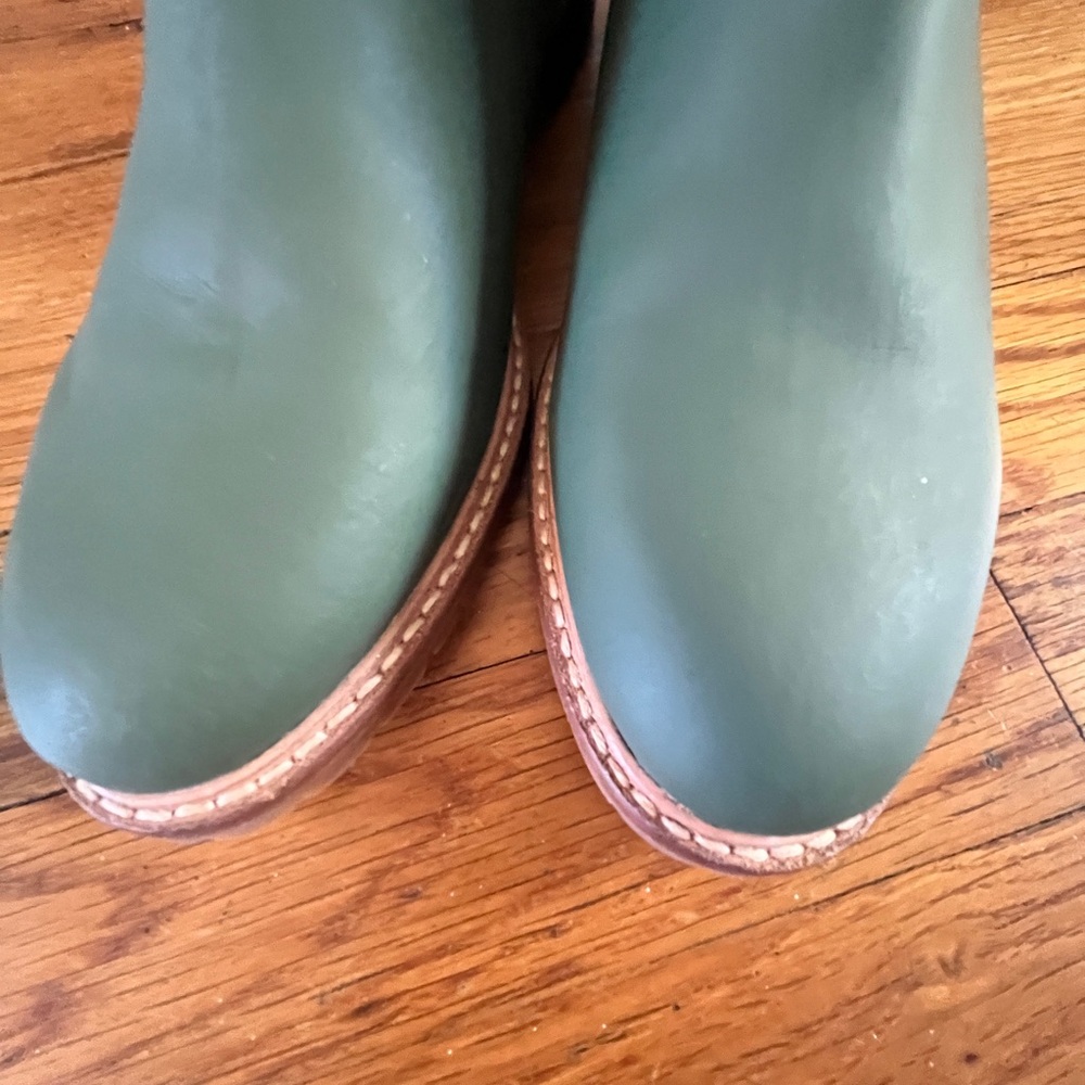 Lucchese Women’s Military Green Rain All-Weather Garden Boots Sz 8 women’s - Picture 3 of 7